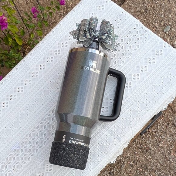 Stanley Other - NIB Limited Edition! Stanley Midnight Glitz 40oz Tumbler + Custom Bow/Boot